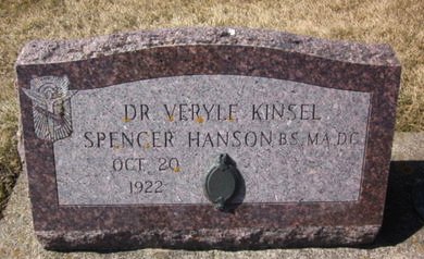 KINSEL SPENCER - HANSON, VERYLE - Clayton County, Iowa | VERYLE KINSEL SPENCER - HANSON 