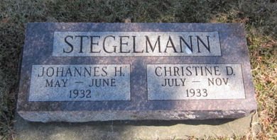 STEGELMANN, JOHANNES H. - Clayton County, Iowa | JOHANNES H. STEGELMANN 