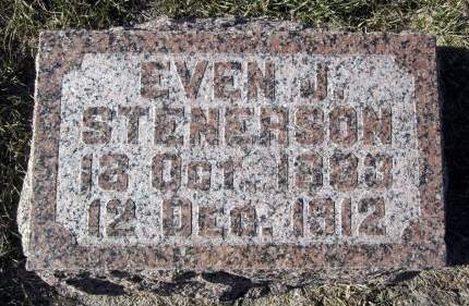 STENERSON, EVEN J. - Clayton County, Iowa | EVEN J. STENERSON 