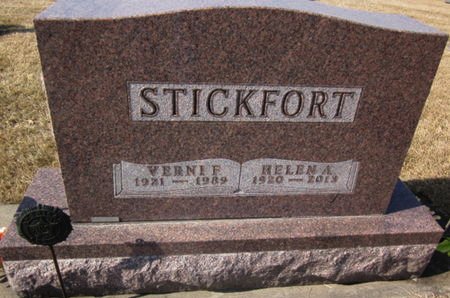 STICKFORT, VERNI F. - Clayton County, Iowa | VERNI F. STICKFORT 