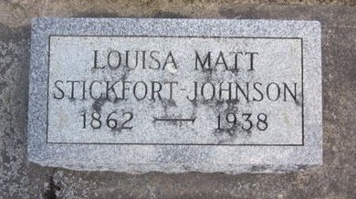 JOHNSON, LOUISA - Clayton County, Iowa | LOUISA JOHNSON 