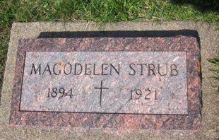 STRUB, MAGODELEN - Clayton County, Iowa | MAGODELEN STRUB 