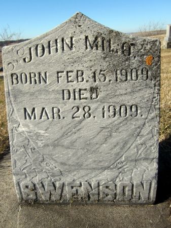 SWENSON, JOHN MILO - Clayton County, Iowa | JOHN MILO SWENSON 
