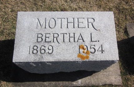 TANGEMAN, BERTHA L. - Clayton County, Iowa | BERTHA L. TANGEMAN 