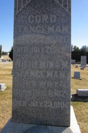 TANGEMAN, GEORGINE - Clayton County, Iowa | GEORGINE TANGEMAN 