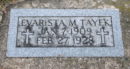 TAYEK, EVARISTA M. - Clayton County, Iowa | EVARISTA M. TAYEK 