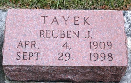 TAYEK, REUBEN J. - Clayton County, Iowa | REUBEN J. TAYEK 