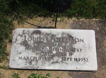 TOLLEFSON, LOUIS G. - Clayton County, Iowa | LOUIS G. TOLLEFSON 