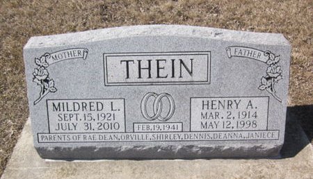 THEIN, MILDRED L. - Clayton County, Iowa | MILDRED L. THEIN 