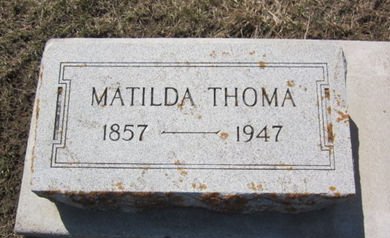THOMA, MATILDA - Clayton County, Iowa | MATILDA THOMA 