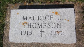THOMPSON, MAURICE J. - Clayton County, Iowa | MAURICE J. THOMPSON 