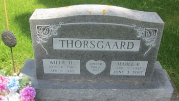 THORSGAARD, WILLIE H. - Clayton County, Iowa | WILLIE H. THORSGAARD 