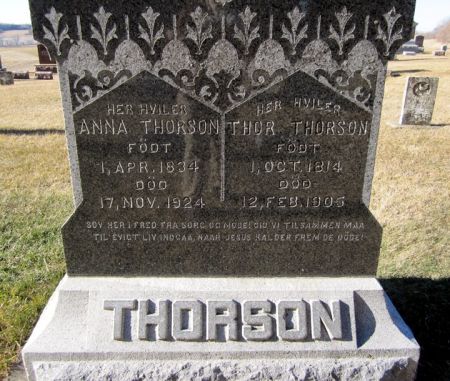 THORSON, THOR - Clayton County, Iowa | THOR THORSON 
