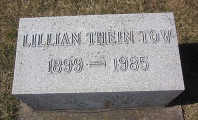TOW, LILLIAN - Clayton County, Iowa | LILLIAN TOW 