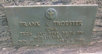 TROESTER, FRANK A. - Clayton County, Iowa | FRANK A. TROESTER 