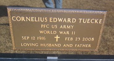 TUECKE, CORNELIUS EDWARD - Clayton County, Iowa | CORNELIUS EDWARD TUECKE 