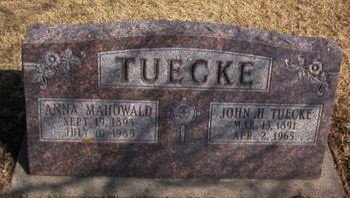 TUECKE, ANNA - Clayton County, Iowa | ANNA TUECKE 