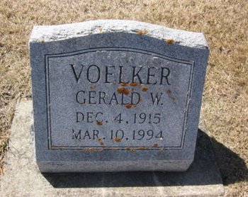 VOELKER, GERALD W. - Clayton County, Iowa | GERALD W. VOELKER 