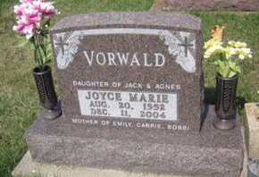 VORWALD, JOICE MARIE - Clayton County, Iowa | JOICE MARIE VORWALD 