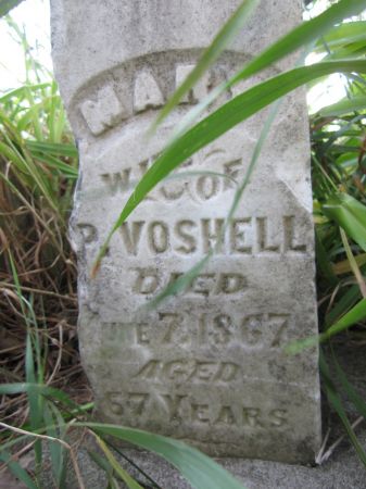 MILLER VOSHELL, MARY M. - Clayton County, Iowa | MARY M. MILLER VOSHELL 