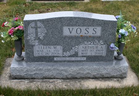 VOSS, ARTHUR A. - Clayton County, Iowa | ARTHUR A. VOSS 