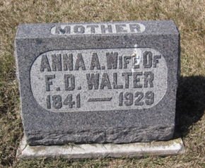 WALTER, ANNA A. - Clayton County, Iowa | ANNA A. WALTER 