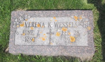 WESSELS, VERENA K. - Clayton County, Iowa | VERENA K. WESSELS 
