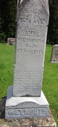 WEYMOUTH, ANNE - Clayton County, Iowa | ANNE WEYMOUTH 