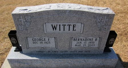 WITTE, BERNADINE R. - Clayton County, Iowa | BERNADINE R. WITTE 