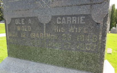 WOLD, CARRIE - Clayton County, Iowa | CARRIE WOLD 