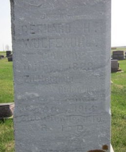 WULFEKUHL, GERHARD H. - Clayton County, Iowa | GERHARD H. WULFEKUHL 