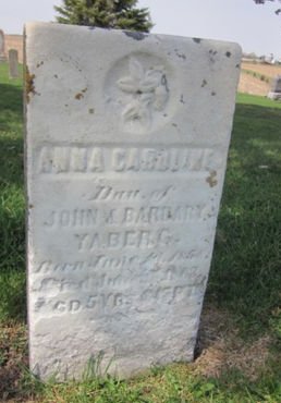 YABERG, ANNA CAROLINE - Clayton County, Iowa | ANNA CAROLINE YABERG 