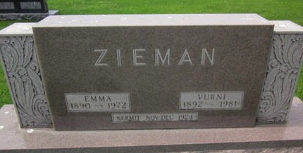 ZIEMAN, VURNI 'VERN' - Clayton County, Iowa | VURNI 'VERN' ZIEMAN 