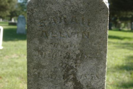 ALLVIN, SARAH - Clinton County, Iowa | SARAH ALLVIN 