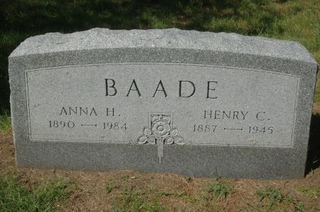 BAADE, ANNA H. - Clinton County, Iowa | ANNA H. BAADE 