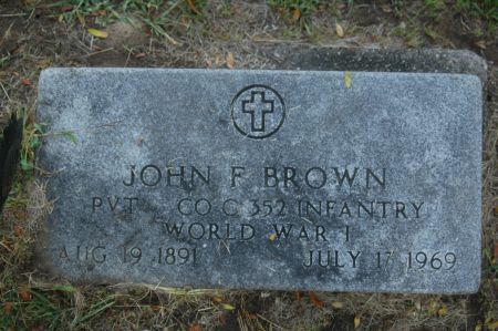 BROWN, JOHN F. - Clinton County, Iowa | JOHN F. BROWN 