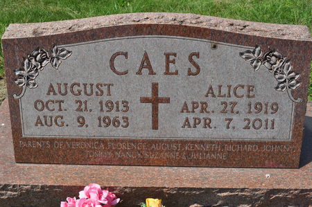 CAES, ALICE - Clinton County, Iowa | ALICE CAES 