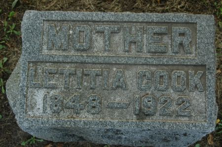 COOK, LETITIA - Clinton County, Iowa | LETITIA COOK 