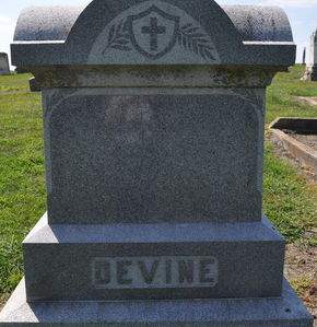 DEVINE, FAMILY MONUMENT - Clinton County, Iowa | FAMILY MONUMENT DEVINE 
