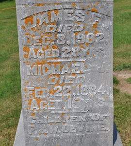 DEVINE, JAMES F. - Clinton County, Iowa | JAMES F. DEVINE 