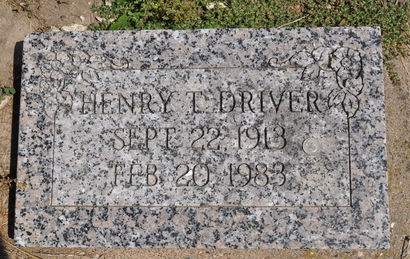 DRIVER, HENRY T. - Clinton County, Iowa | HENRY T. DRIVER 