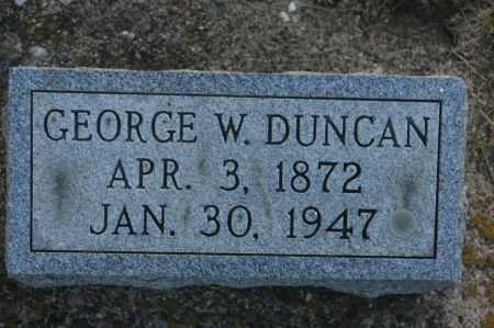 DUNCAN, GEORGE W. - Clinton County, Iowa | GEORGE W. DUNCAN 