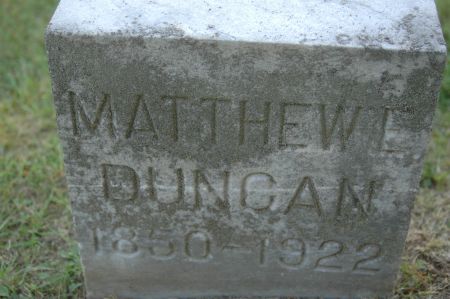 DUNCAN, MATTHEW E. - Clinton County, Iowa | MATTHEW E. DUNCAN 