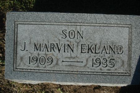 EKLAND, J. MARVIN - Clinton County, Iowa | J. MARVIN EKLAND 