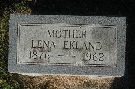 EKLAND, LENA - Clinton County, Iowa | LENA EKLAND 