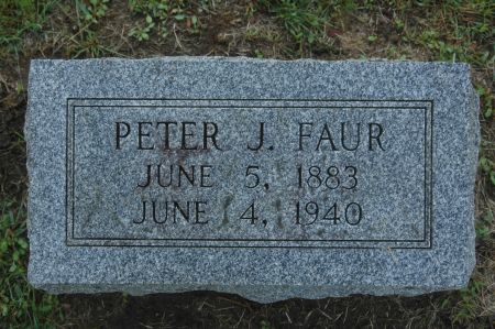FAUR, PETER J. - Clinton County, Iowa | PETER J. FAUR 