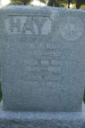HAY, W.A. - Clinton County, Iowa | W.A. HAY 
