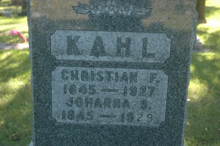 KAHL, JOHANNA S. - Clinton County, Iowa | JOHANNA S. KAHL 