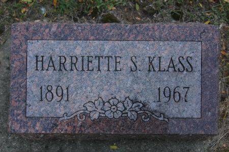 KLASS, HARRIETTE S. - Clinton County, Iowa | HARRIETTE S. KLASS 