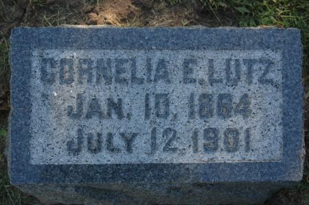LUTZ, CORNELIA E. - Clinton County, Iowa | CORNELIA E. LUTZ 